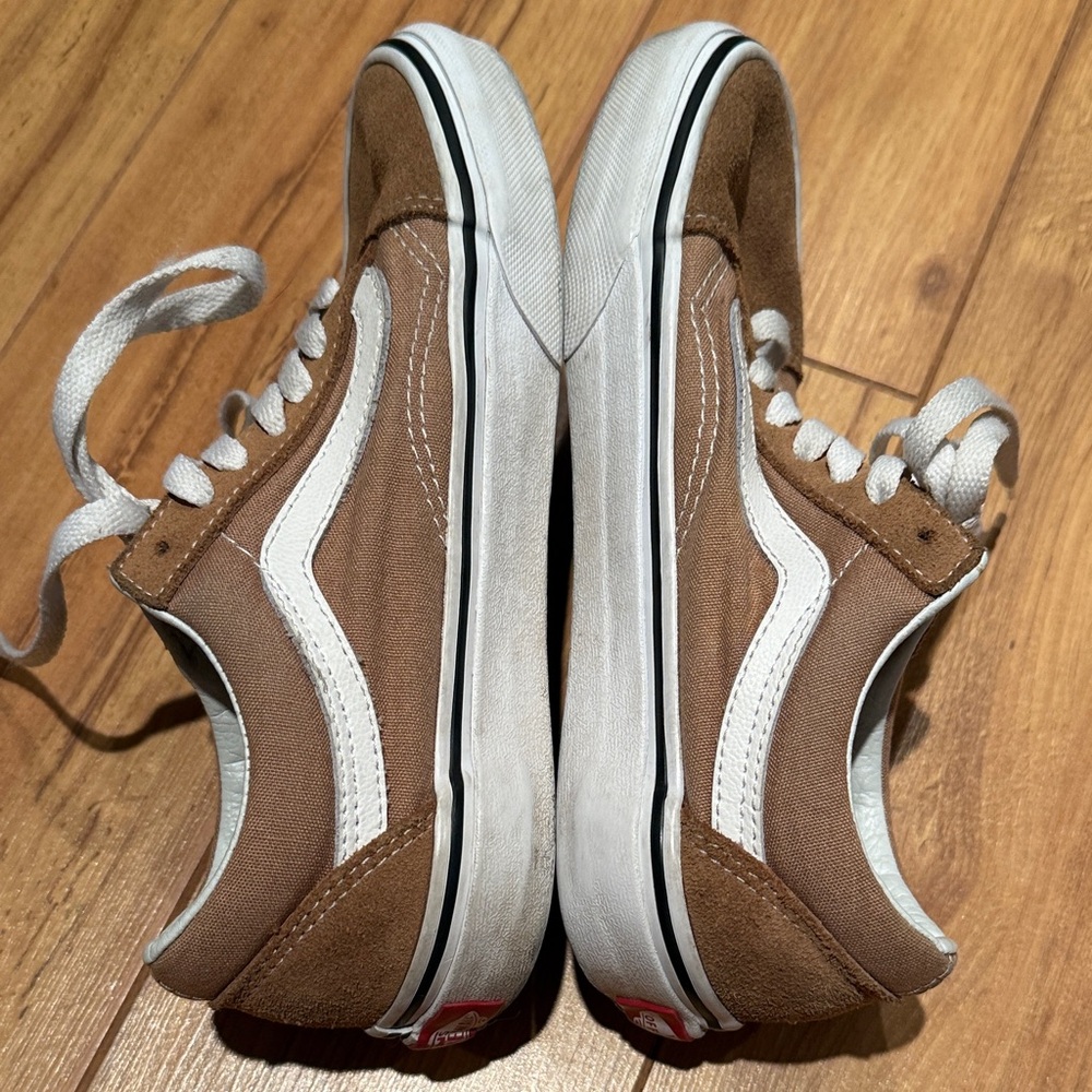 - VANS Old Skool Golden Brown Men’s size 3.5, Women’s size 5 - Picture 5 of 7